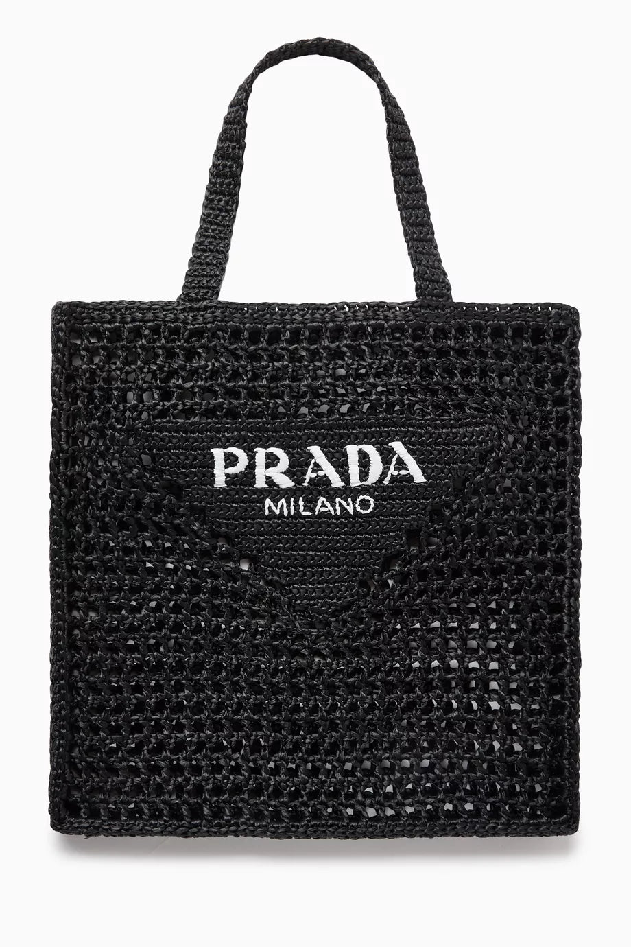 Logo Crochet Tote Bag