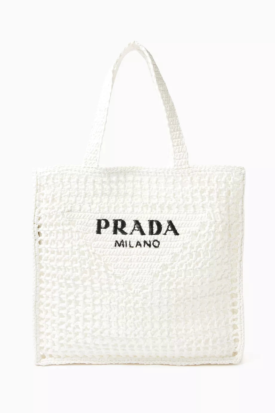 Logo Crochet Tote Bag