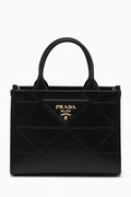Mini Symbole Tote Bag in Leather