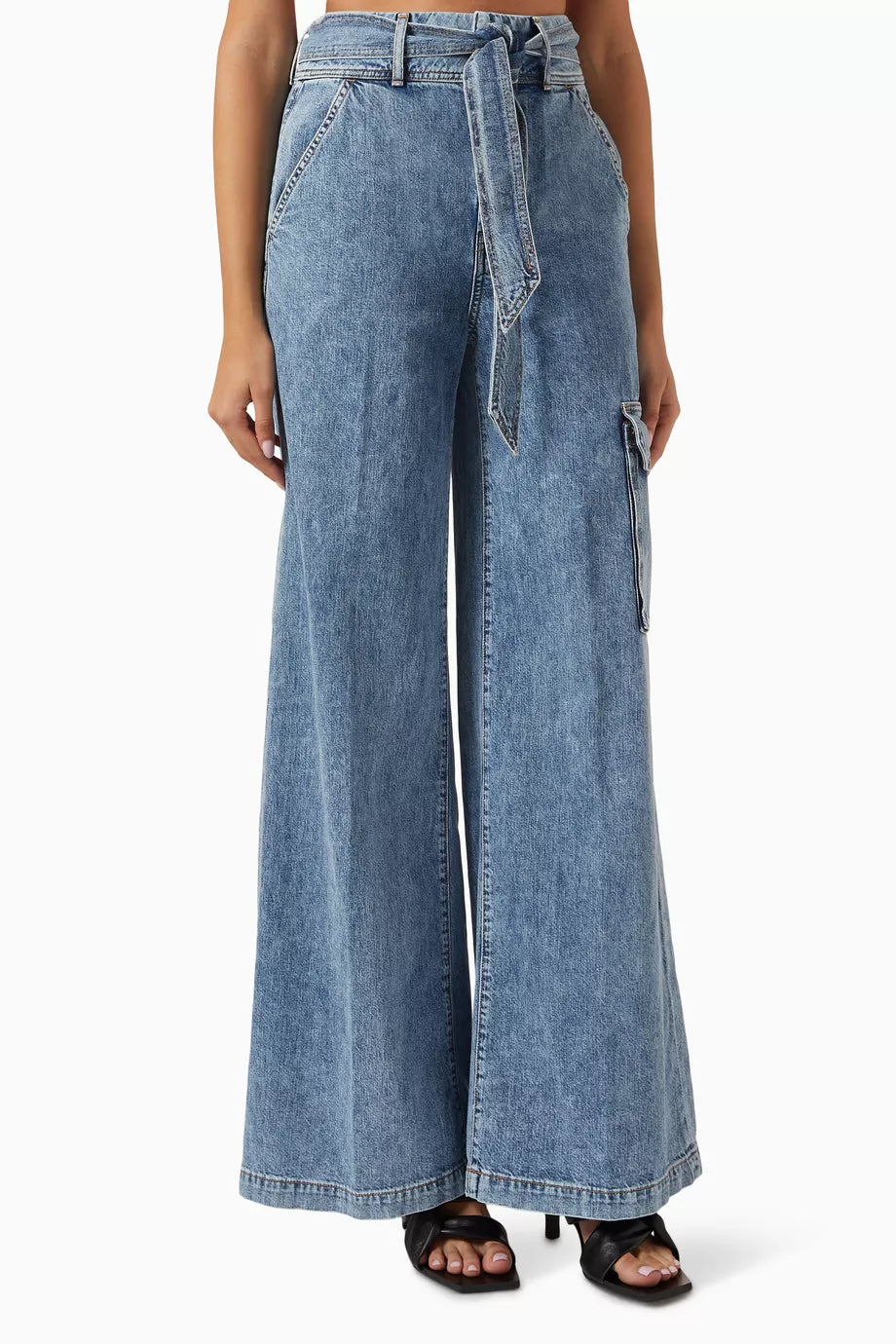 Belisa Cargo Jeans in Denim