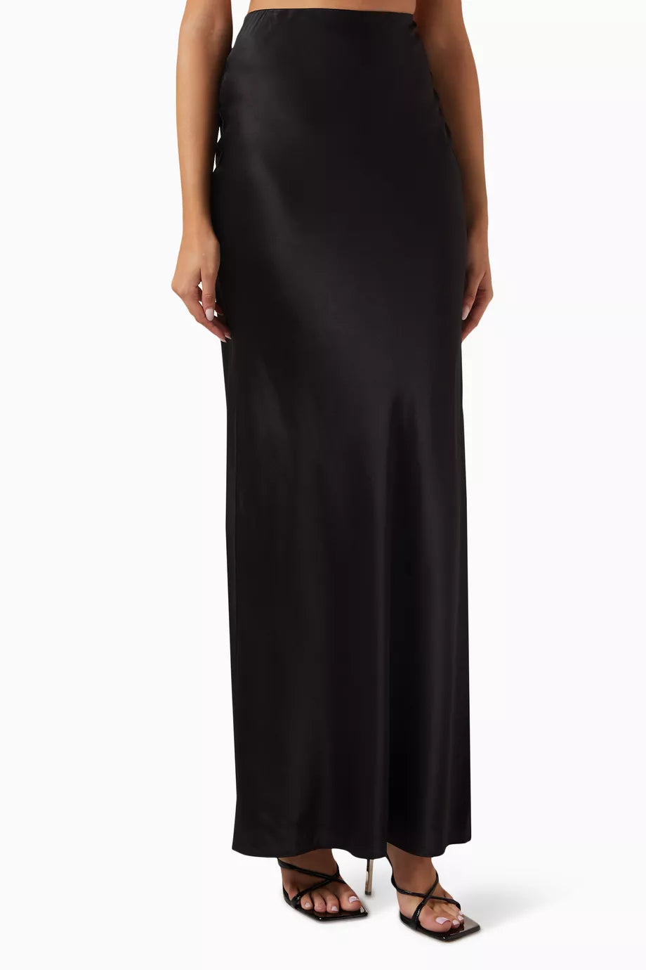 Medina Maxi Skirt in Stretch-silk