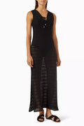 Maddie Maxi Dress in Cotton-knit