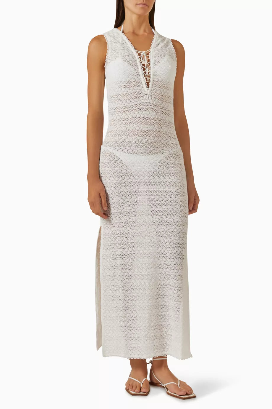 Maddie Maxi Dress in Cotton-knit