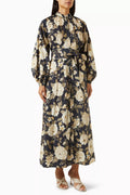 Amalia Floral-print Dress in Cotton