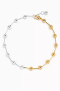 Celeste Two-tone Necklace in Gold & Silver-tone Metal