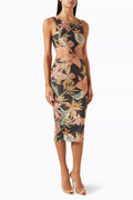 Kayla Cut-out Midi Dress