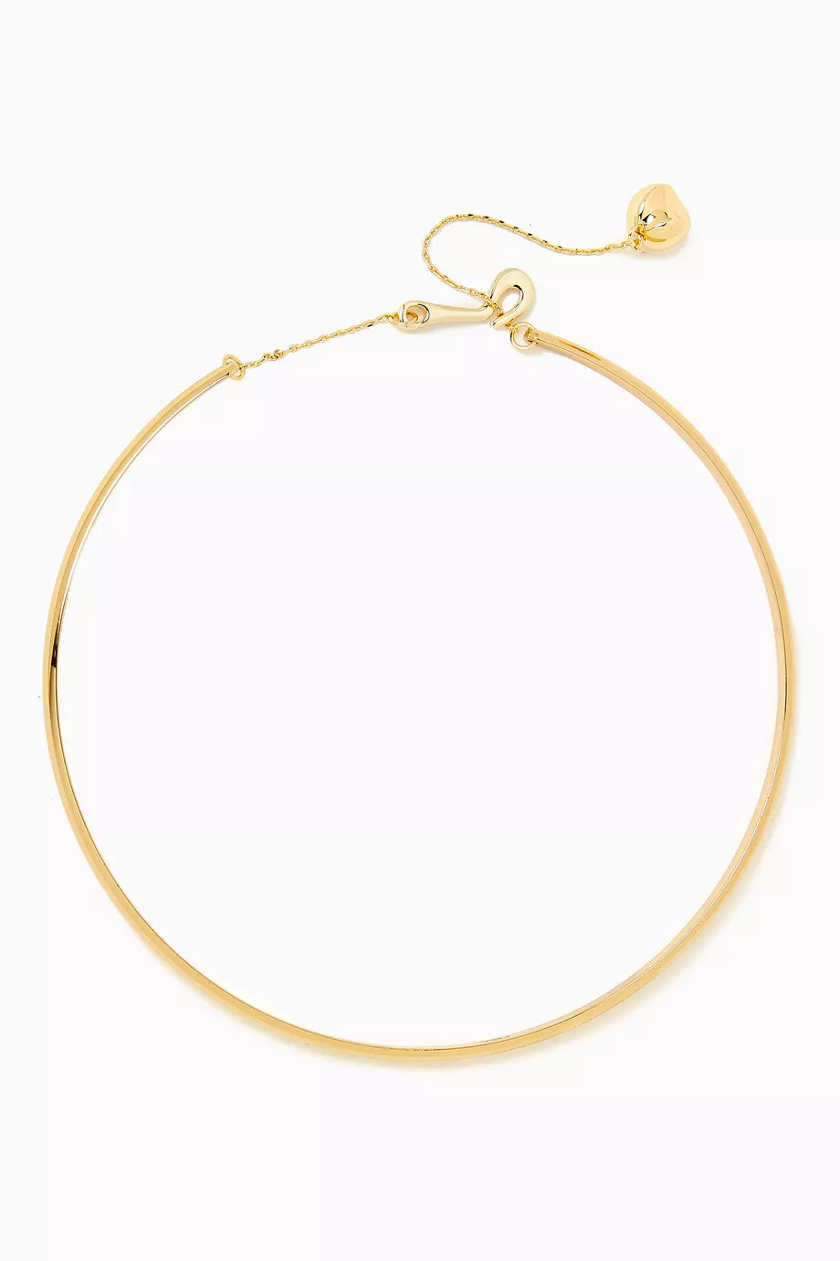 Sandro Pendant Open Necklace in 18kt Gold-plated Metal