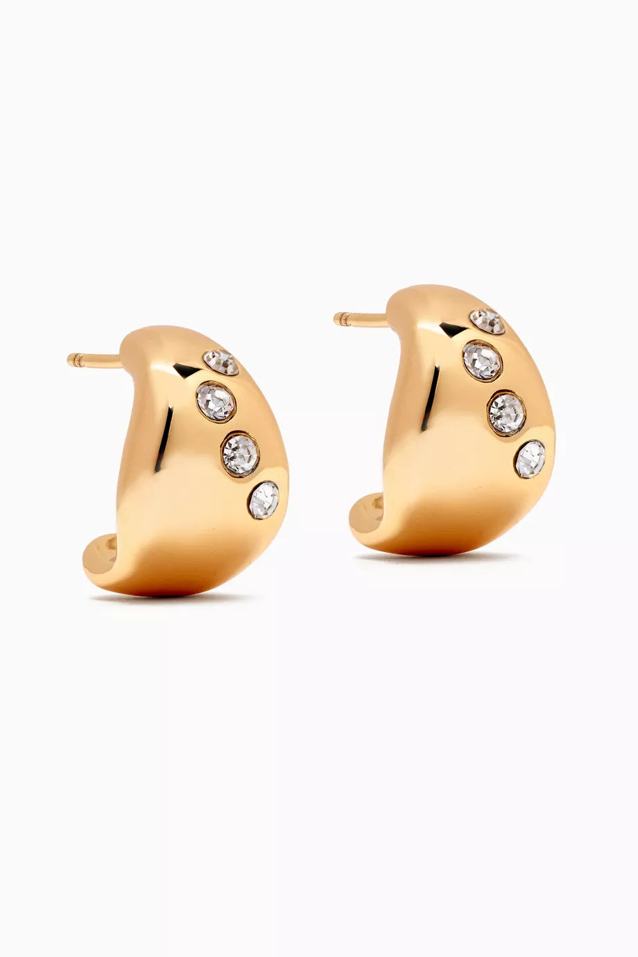 Asteria Chunky Earrings in 18kt Gold-plated Earrings