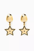 Estelle Earrings in Gold-plated Brass