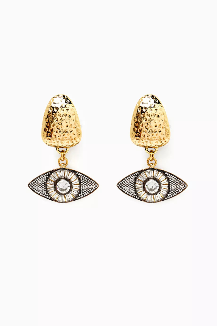 Dazylina Earrings in Gold-plated Brass