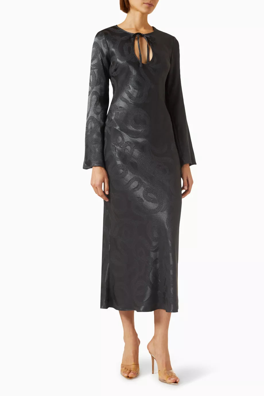 Maeve Snake Dress in Jacquard