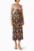 Louella Midi Dress in Viscose
