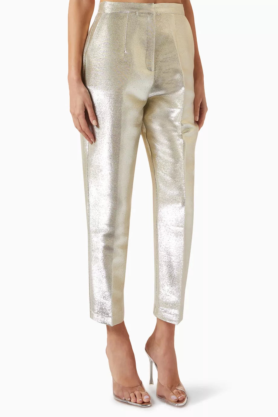 Milo Pants in Metallic Viscose