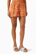 Leopard Elissa Shorts in Cotton