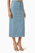 Kimi Midi Skirt in Denim
