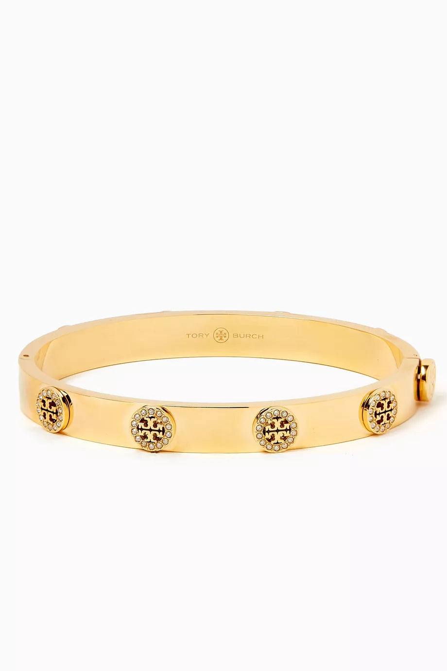 Miller Stud Hinge Bracelet in Gold-tone Stainless Steel