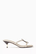 Miller Pavé Bombé 55 Sandals in Suede