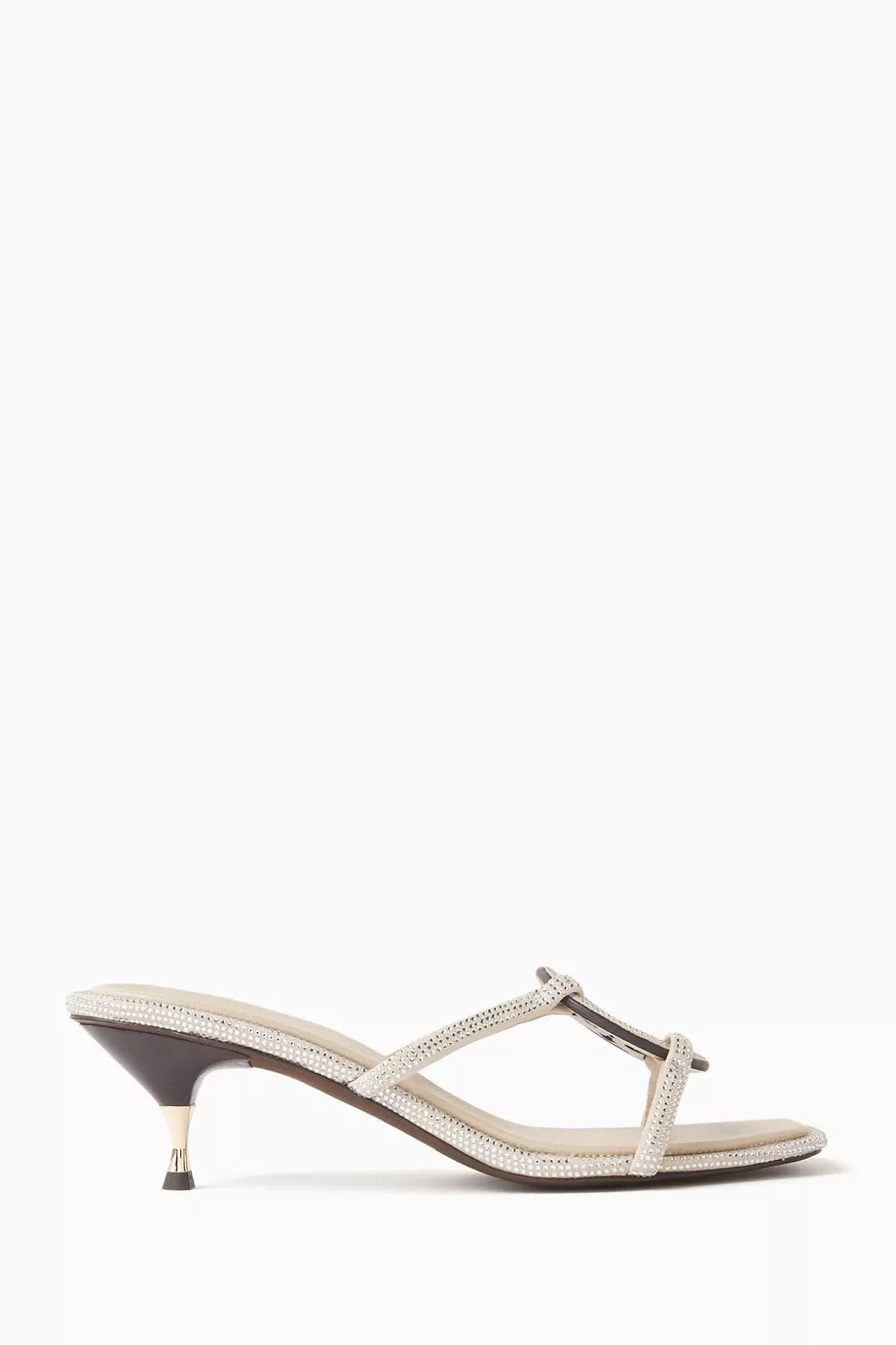 Miller Pavé Bombé 55 Sandals in Suede