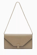 Iside Continental Chain Purse in Millepunte Calfskin Leather