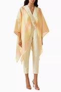 Cape Shoulder Jumpsuit in Polyester