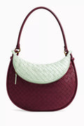 Medium Gemelli Shoulder Bag in Intrecciato Leather