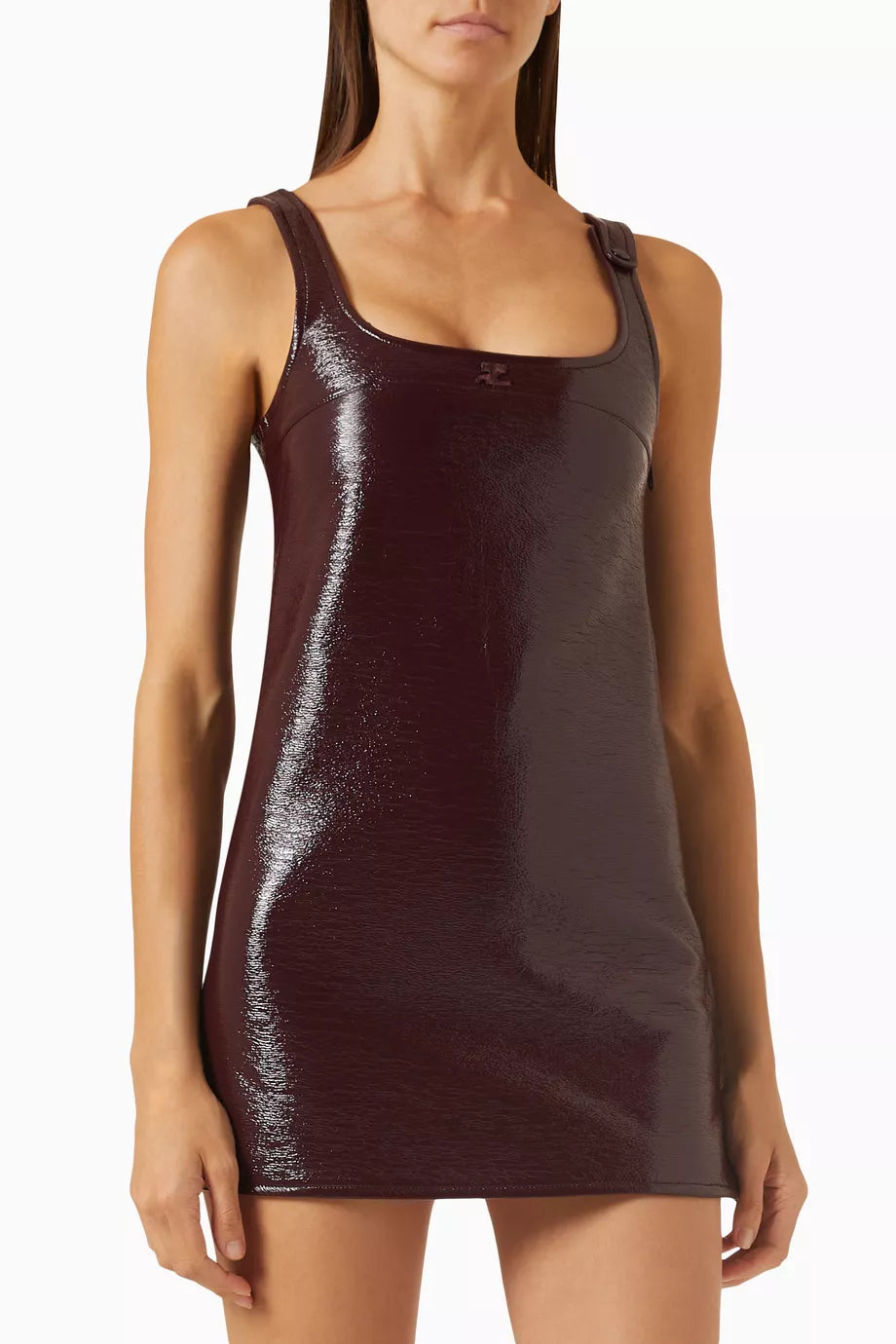 Reedition A-line Mini Dress in Vinyl