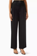Low-rise Tailored Pants in Wool