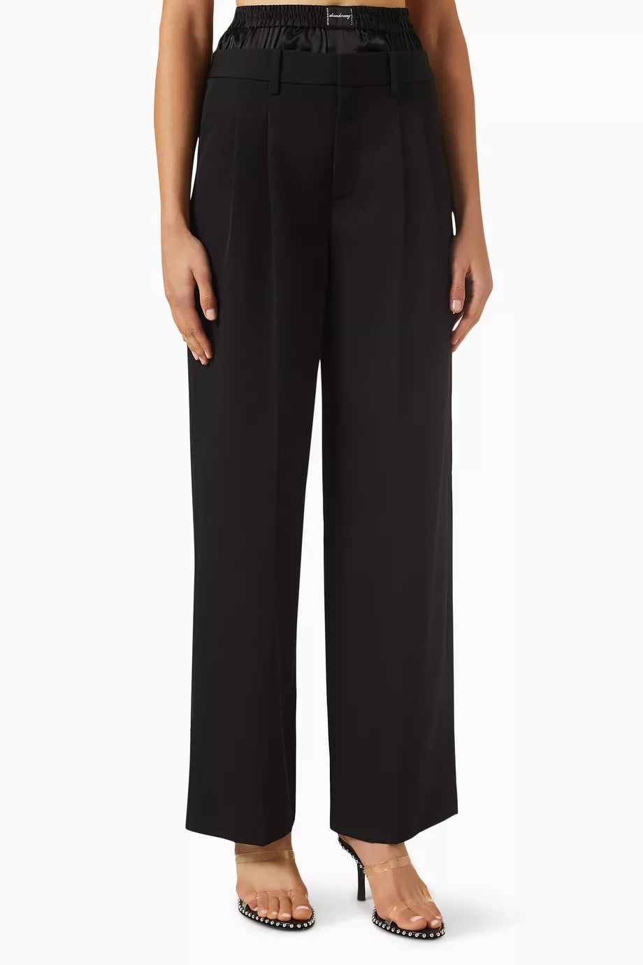 Low-rise Tailored Pants in Wool