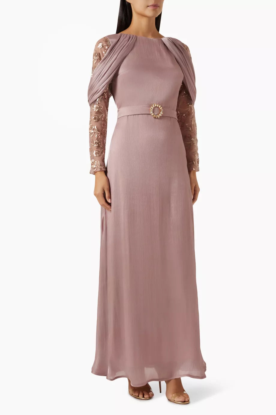 Draped Maxi Dress
