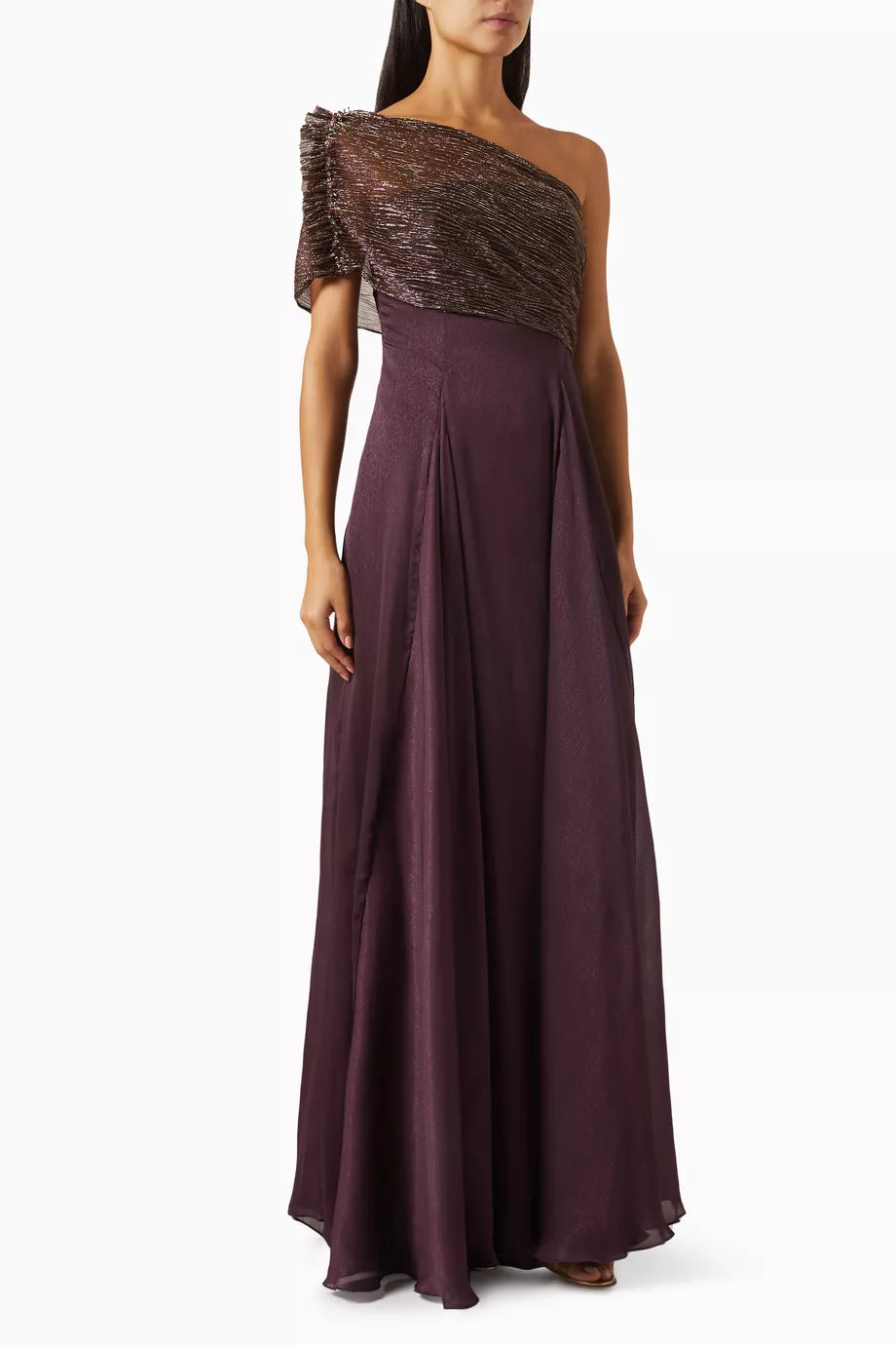 One-shoulder Maxi Dress