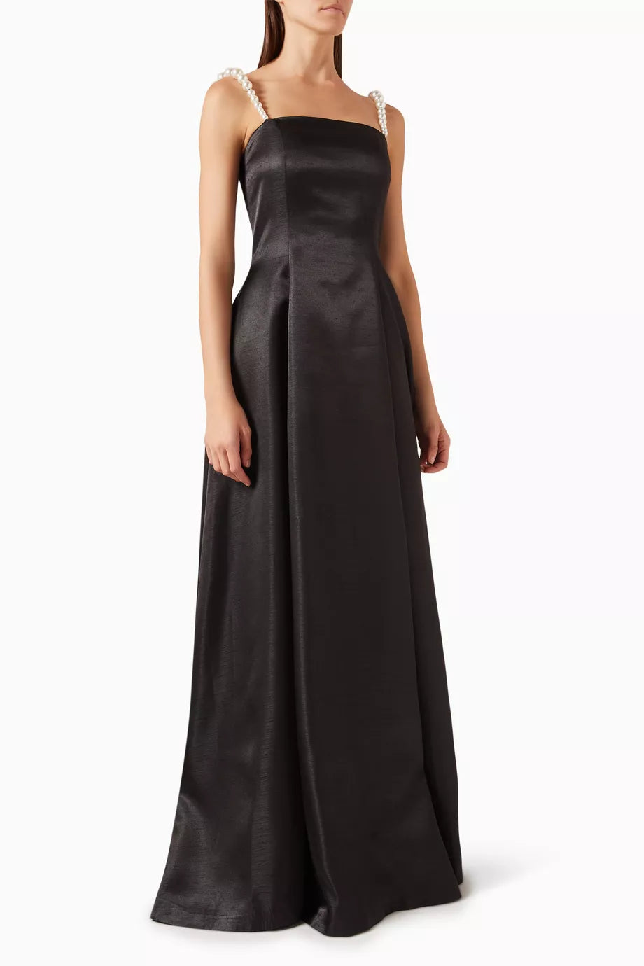 Pearl-embellished Maxi Dress