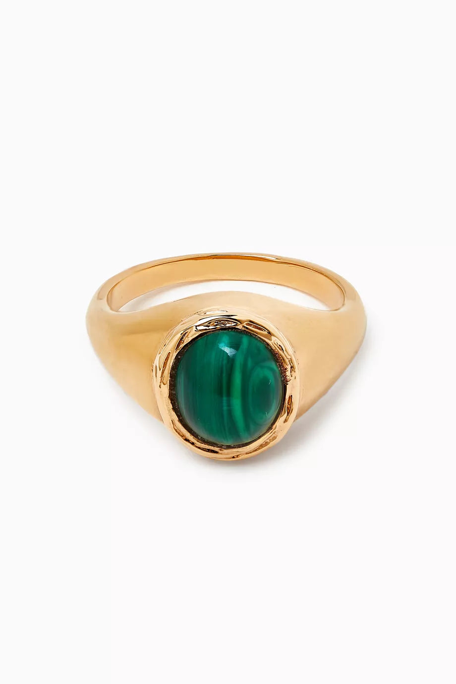 Juliette Lapis Lazuli Ring in 18kt Gold-plated Metal