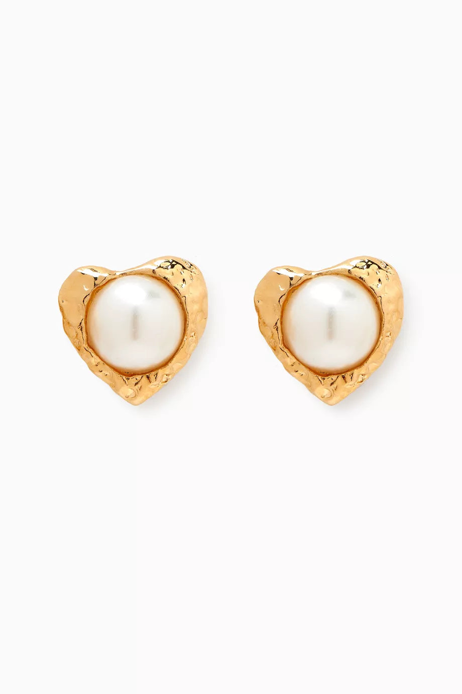Eva Clip-on Earrings in 18kt Gold-plated Bronze