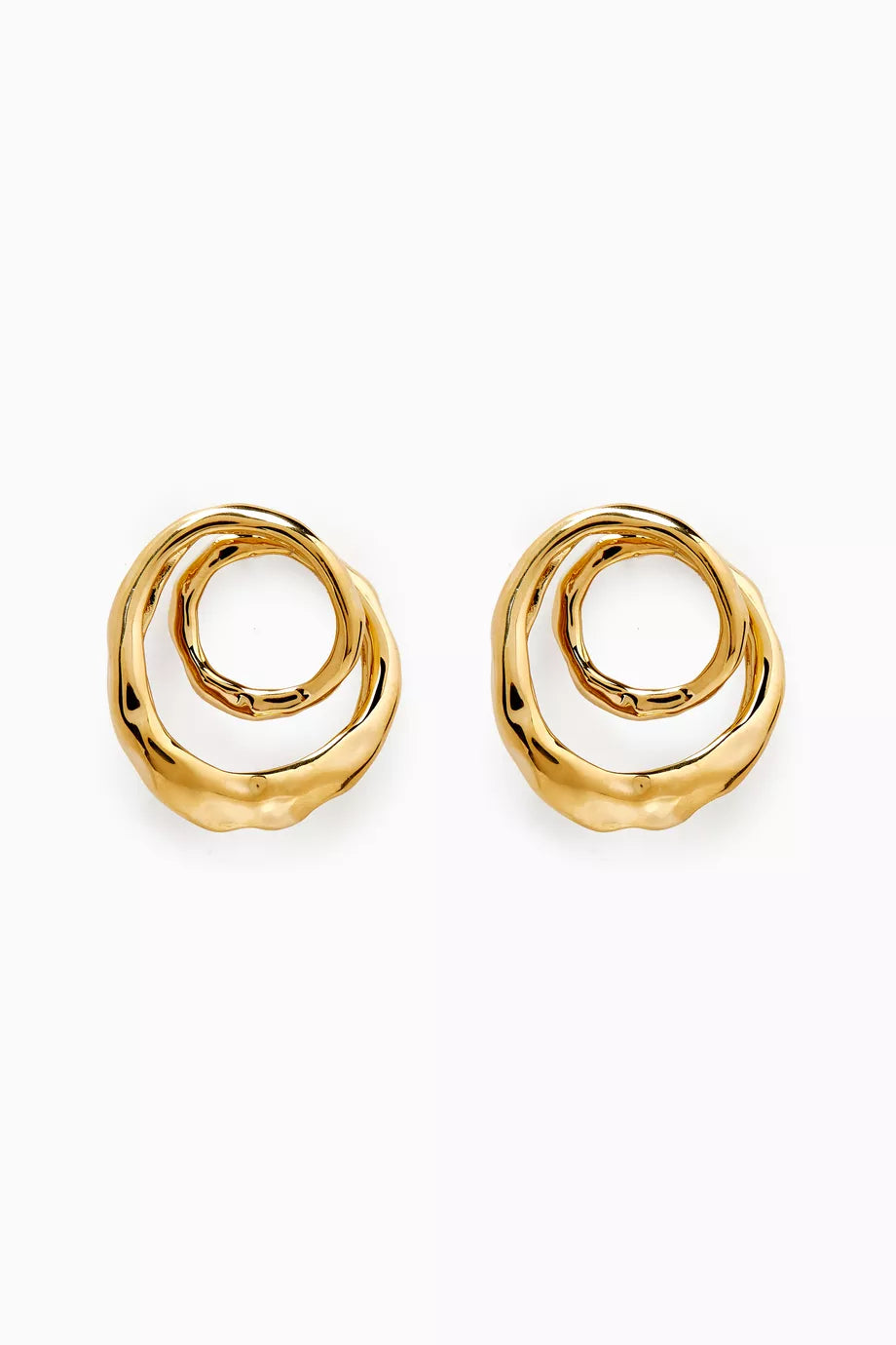Jupiter Earrings in 18kt Gold-plated Bronze