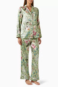 Lila Effie Pyjama Set in Silk