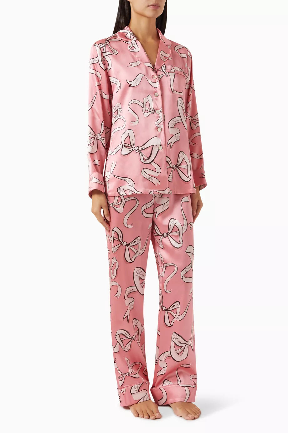 Lila Aileas Pyjama Set in Silk