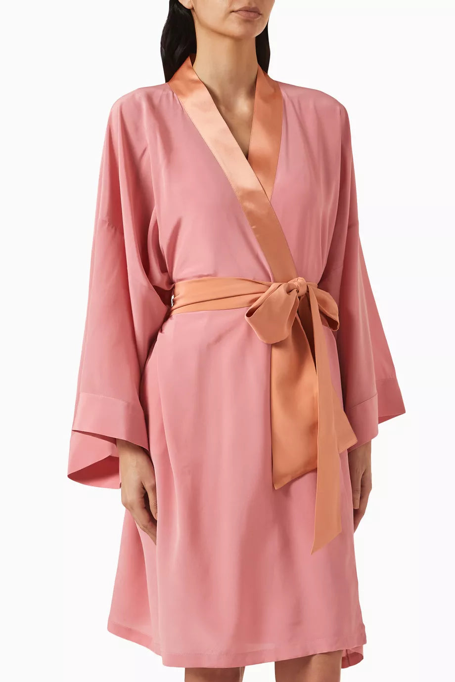 Mimi Robe in Silk Crêpe de Chine