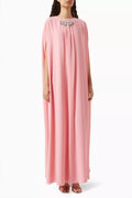 Loura Embellished Maxi Dress in Chiffon
