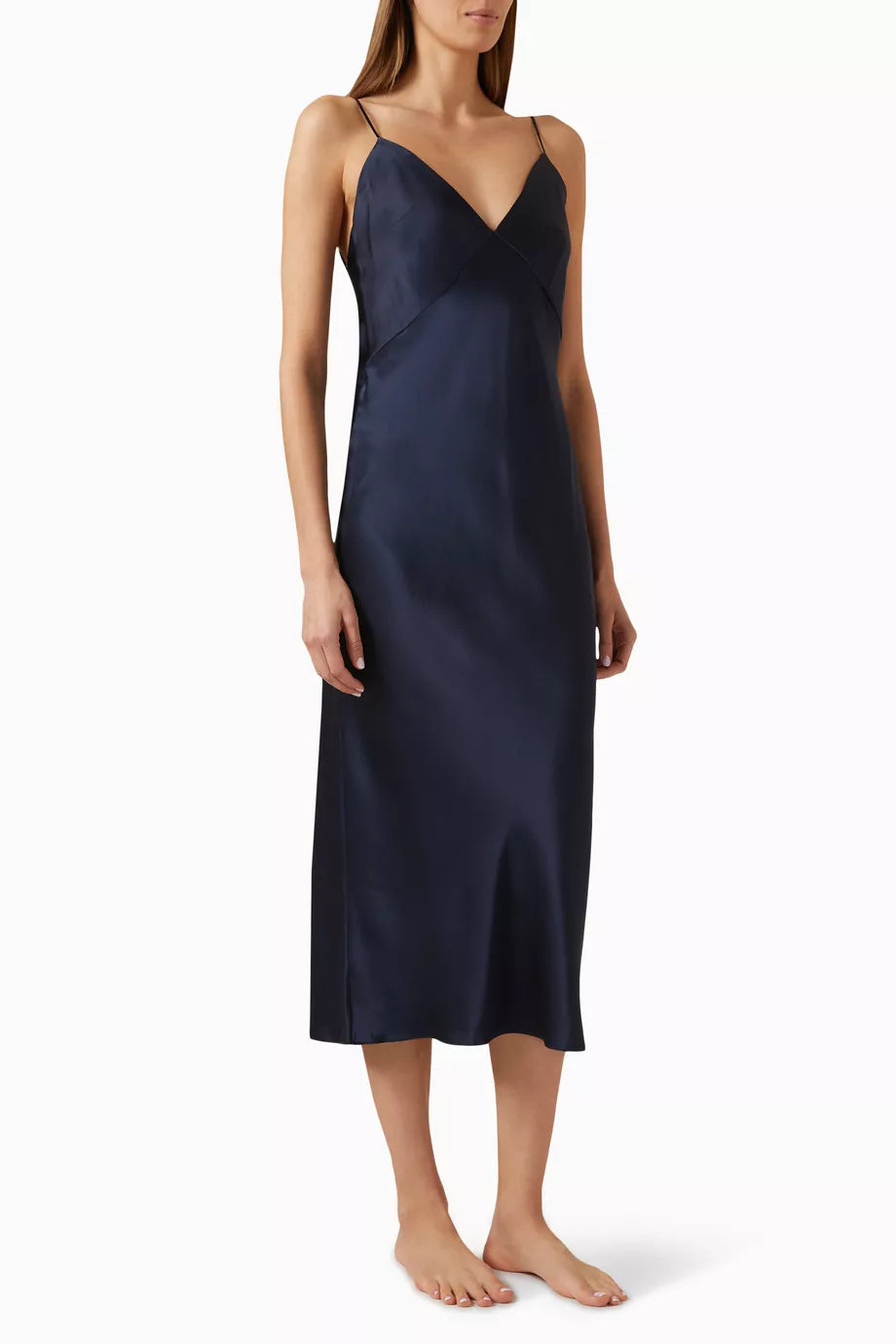 Issa Slip Dress in Silk Satin