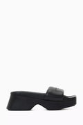 Float Platform Sandals in Carpetto Leather