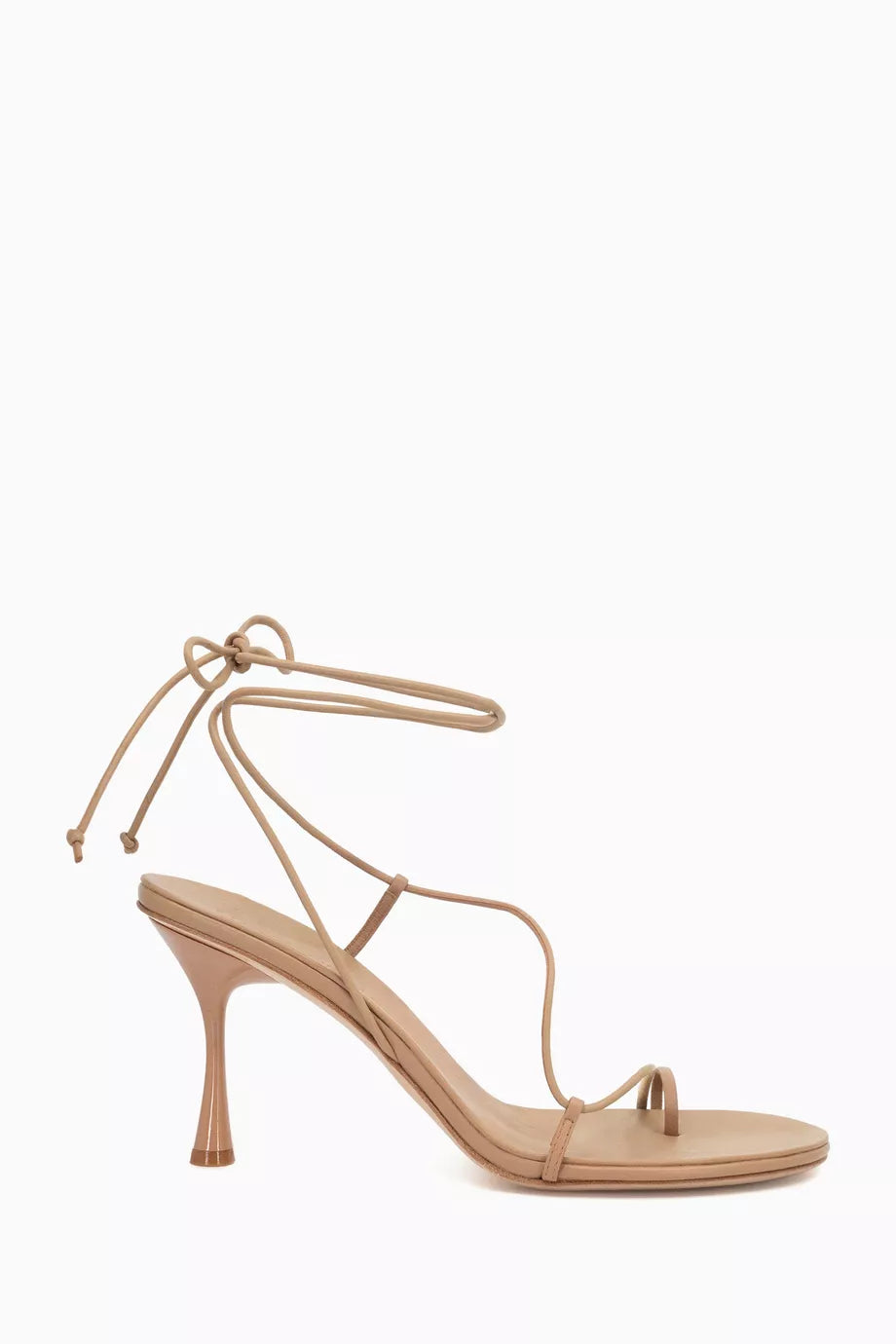 Emily 90  Wrap Strappy Sandals in Leather