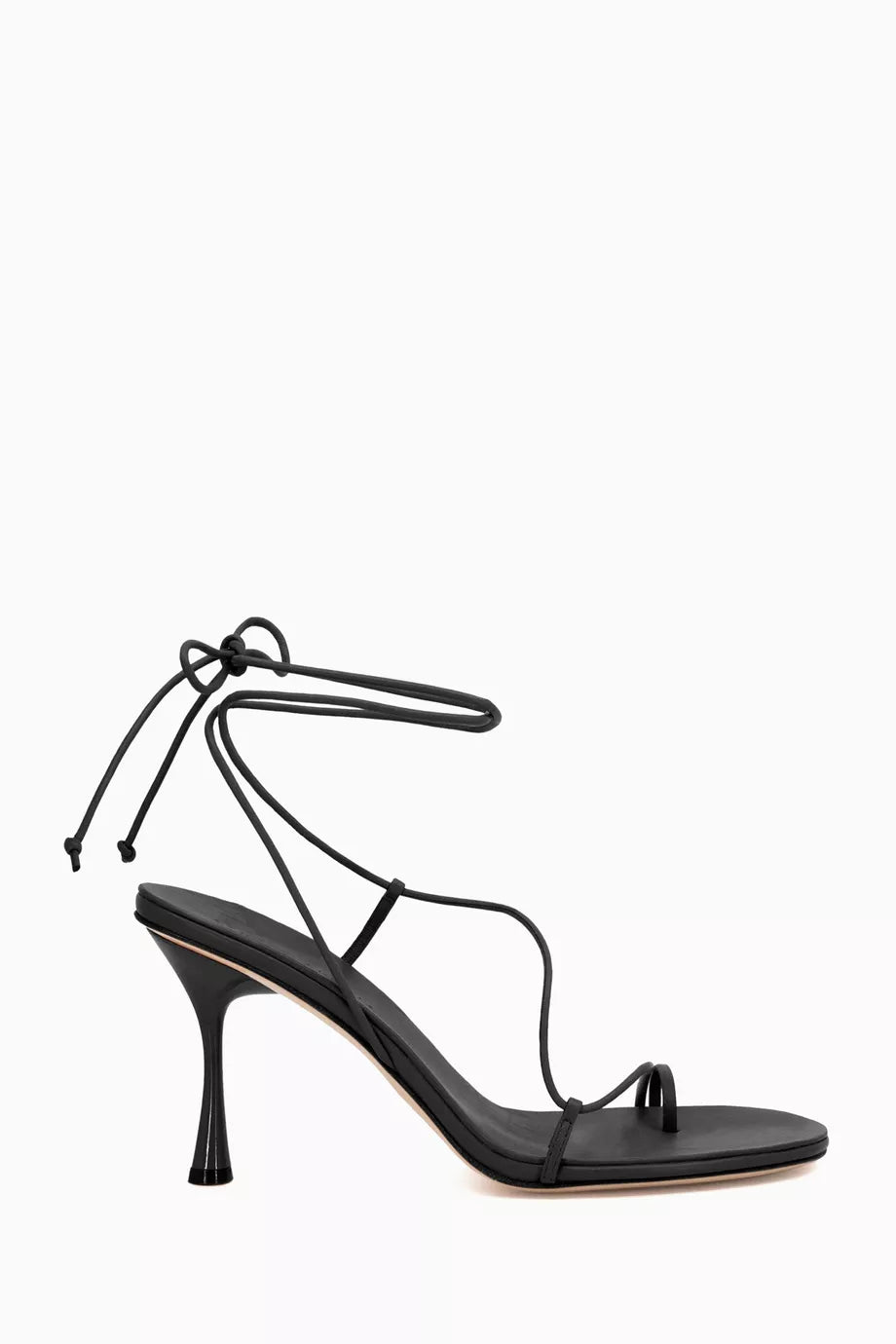 Emily 90  Wrap Strappy Sandals in Leather