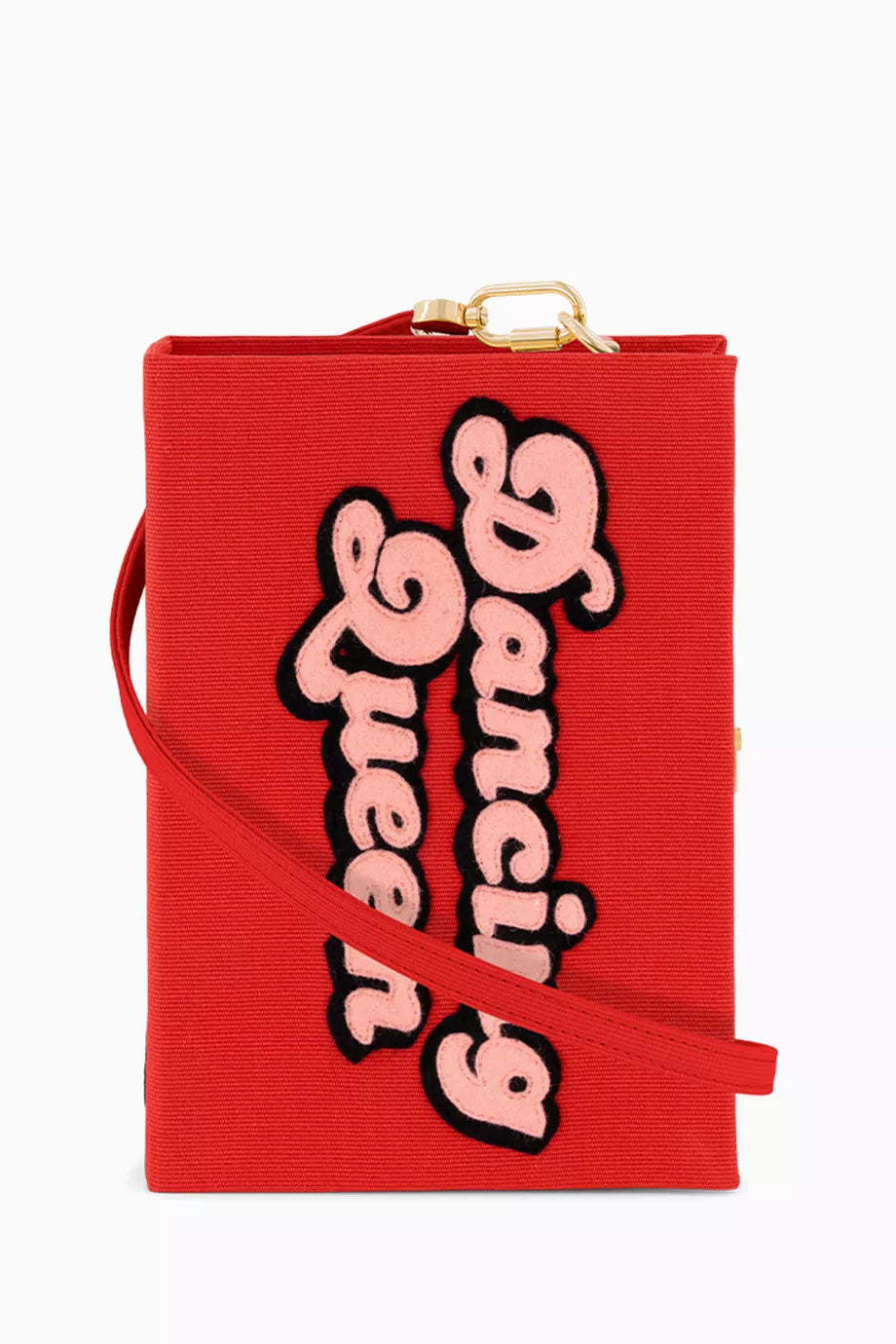 Dancing Queen Book Crossbody Clutch Bag in Silk & Felt