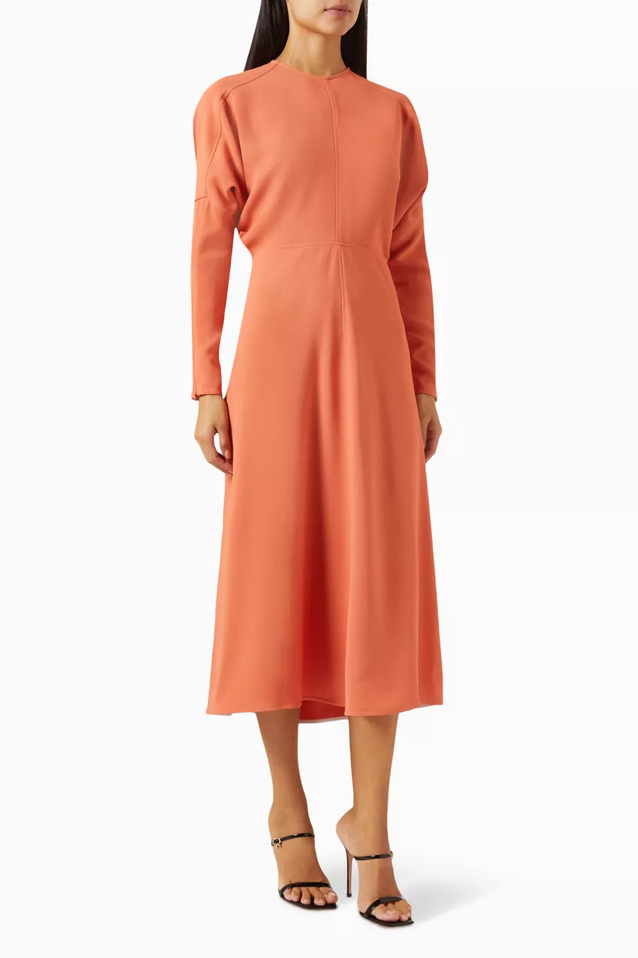 Dolman Midi Dress in Cady