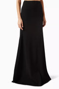 Knitted Maxi Skirt in Viscose Blend