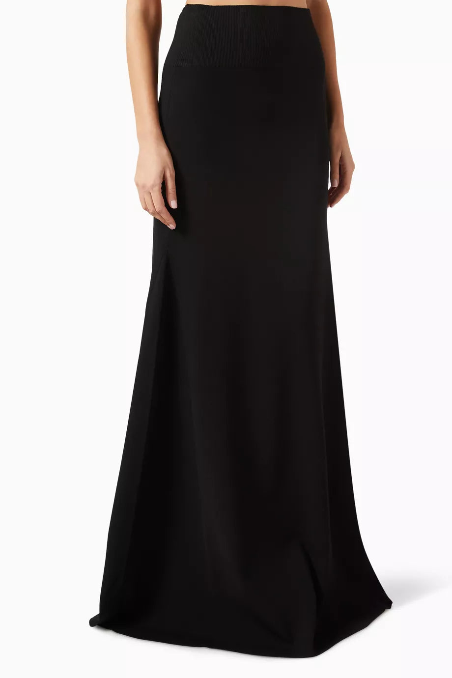 Knitted Maxi Skirt in Viscose Blend