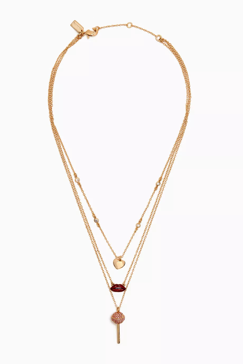 Lollipop Charm Layered Necklace