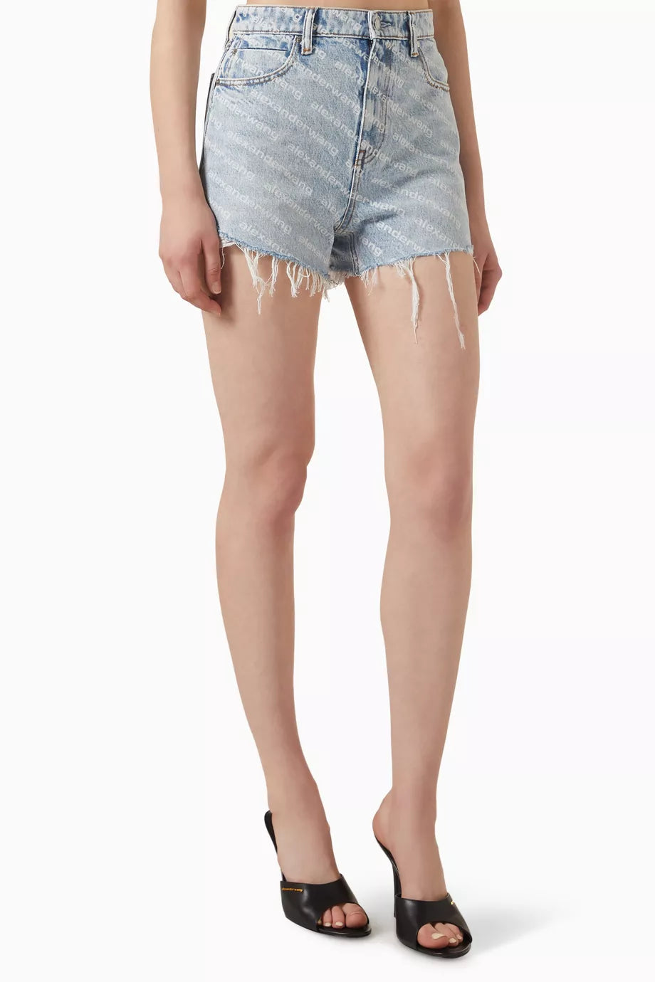 Bite High-waist Shorts in Denim