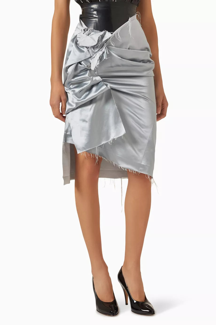 Midi Skirt in Silk-blend