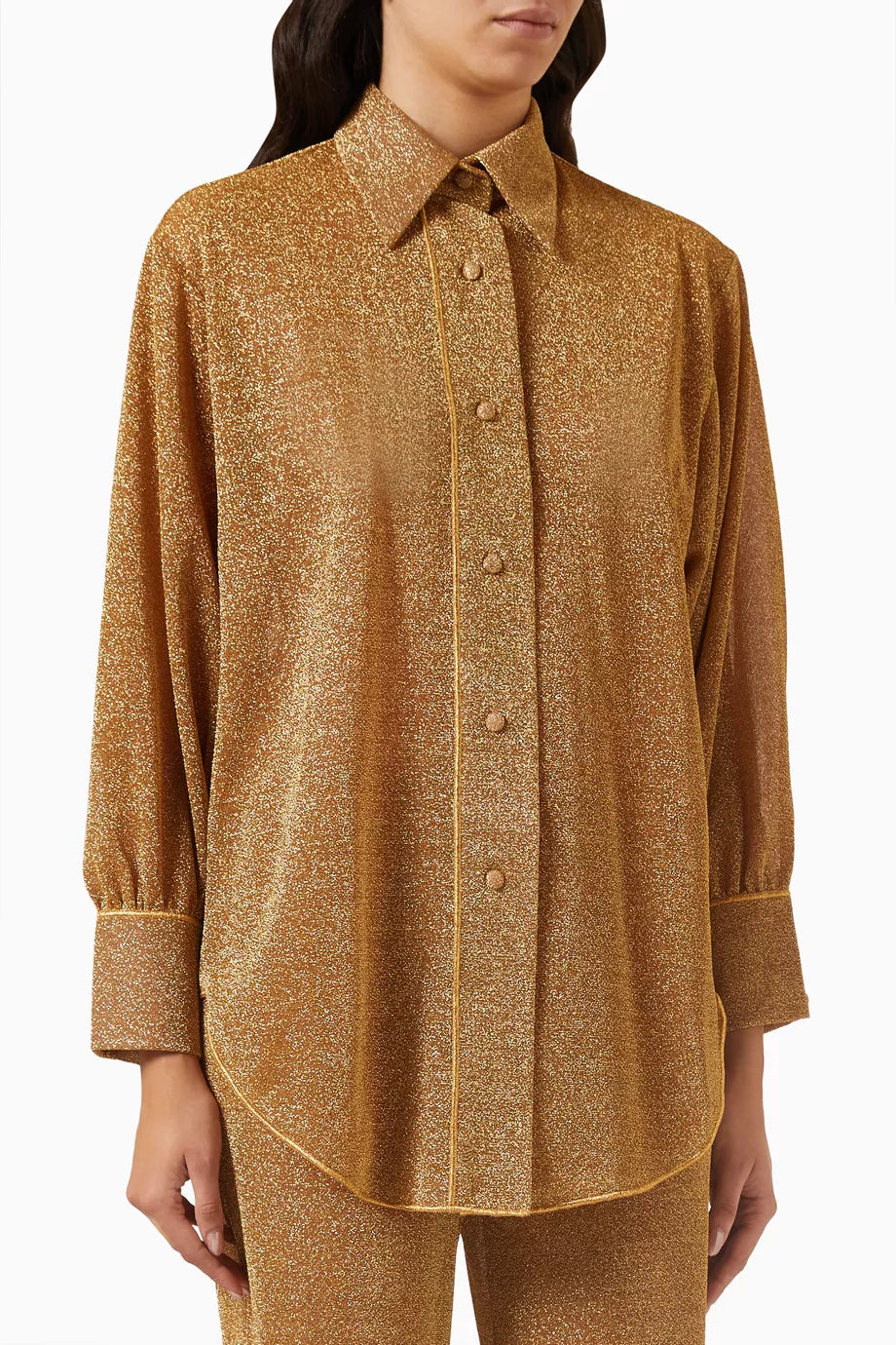 Lumiere Shirt in Metallic Lurex